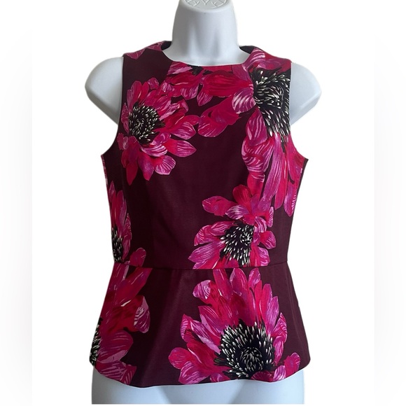 Trina Turk Tops - Trina Turk Floral Print Sleeveless Top